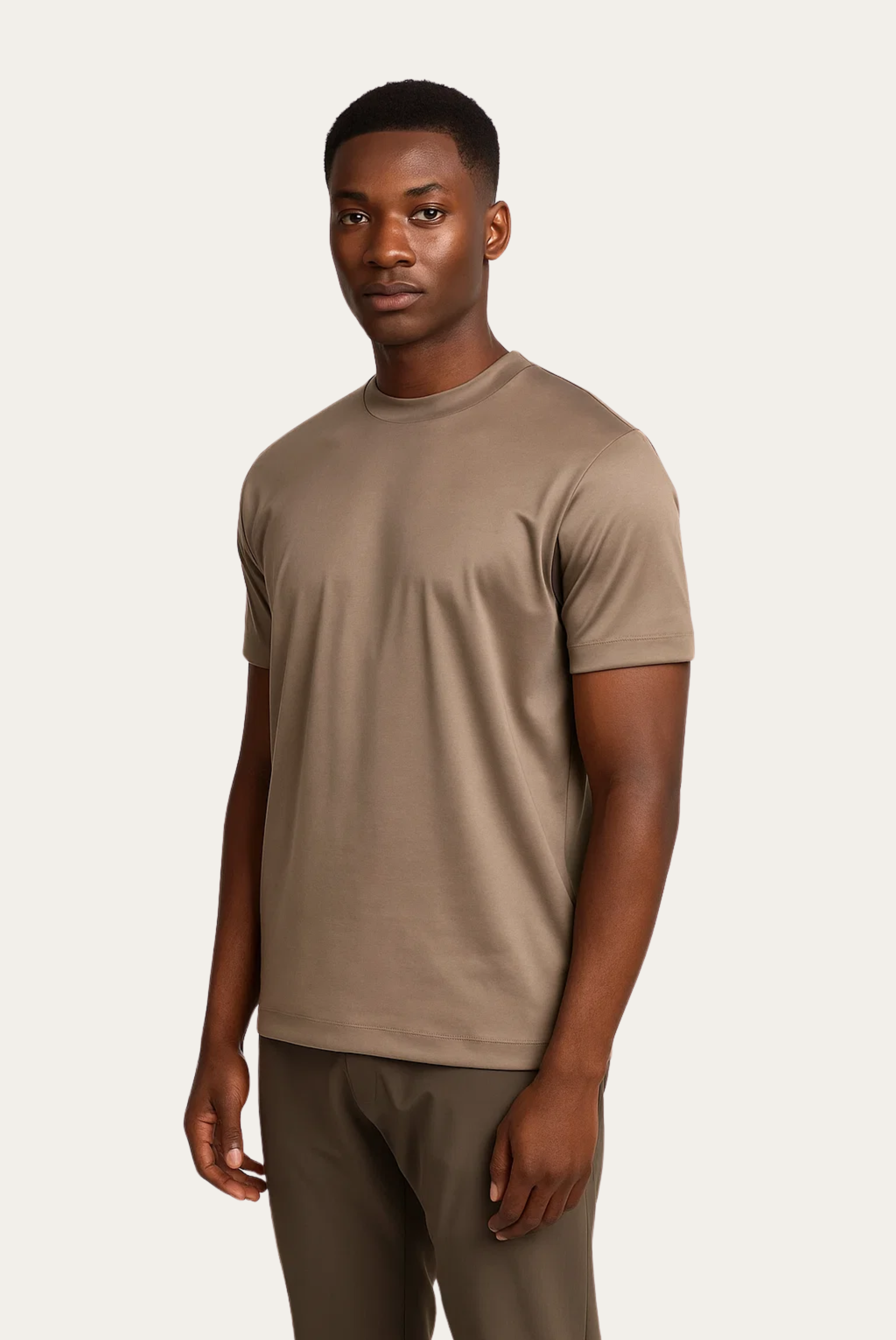 Taupe Heritage Tee