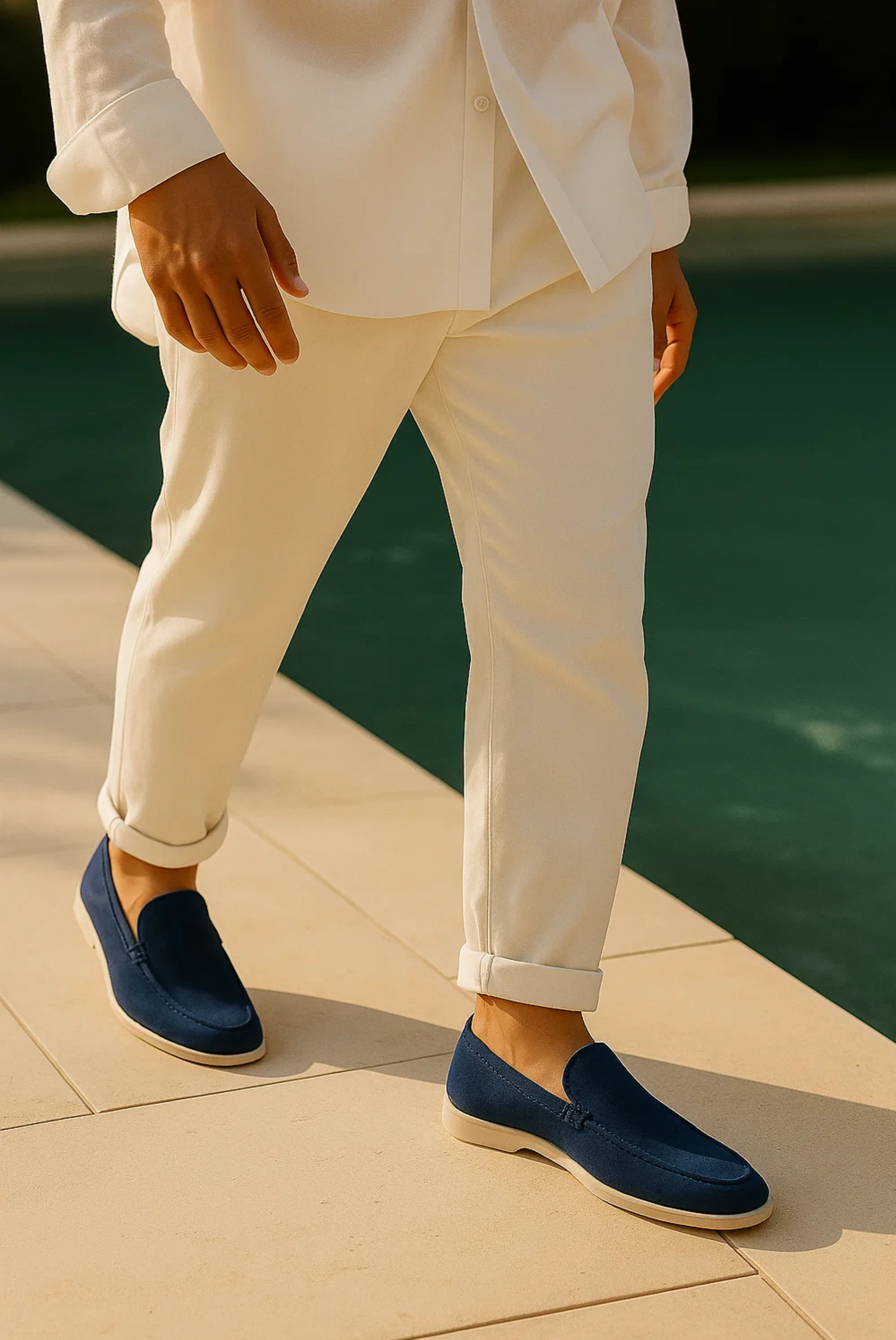 Navy Blue Kinney Loafer
