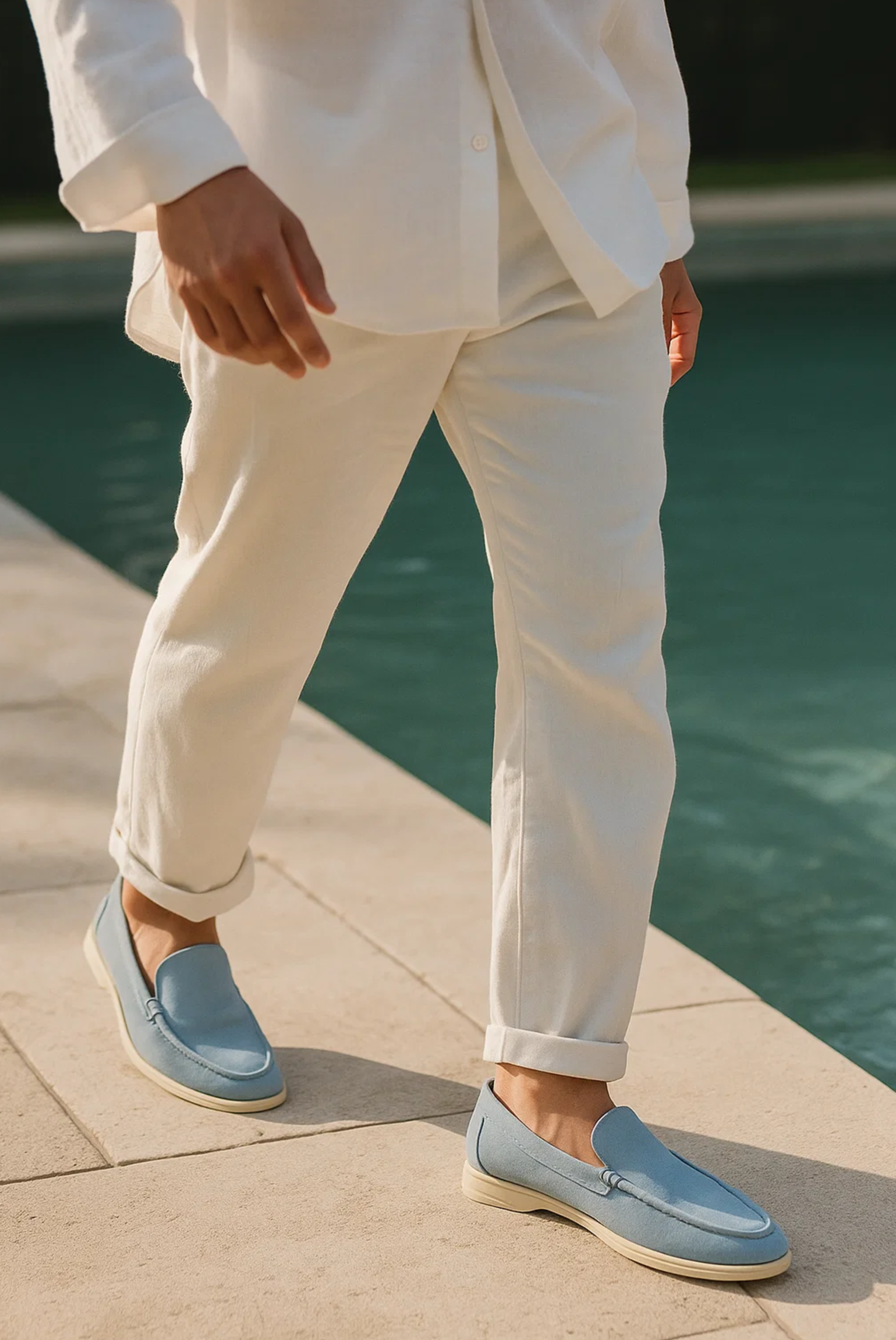 Baby Blue Kinney Loafer
