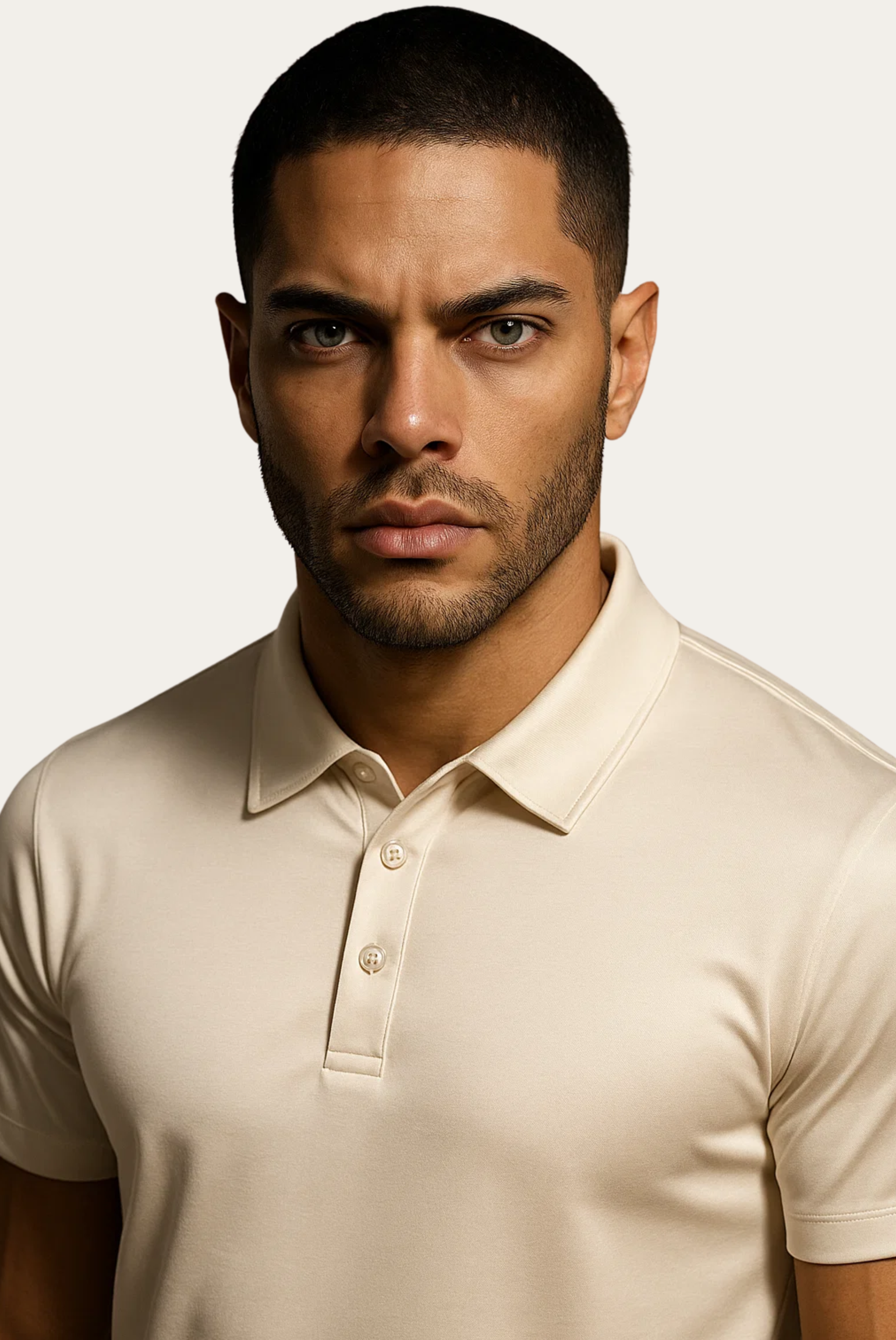 Creme Heritage Polo Shirt