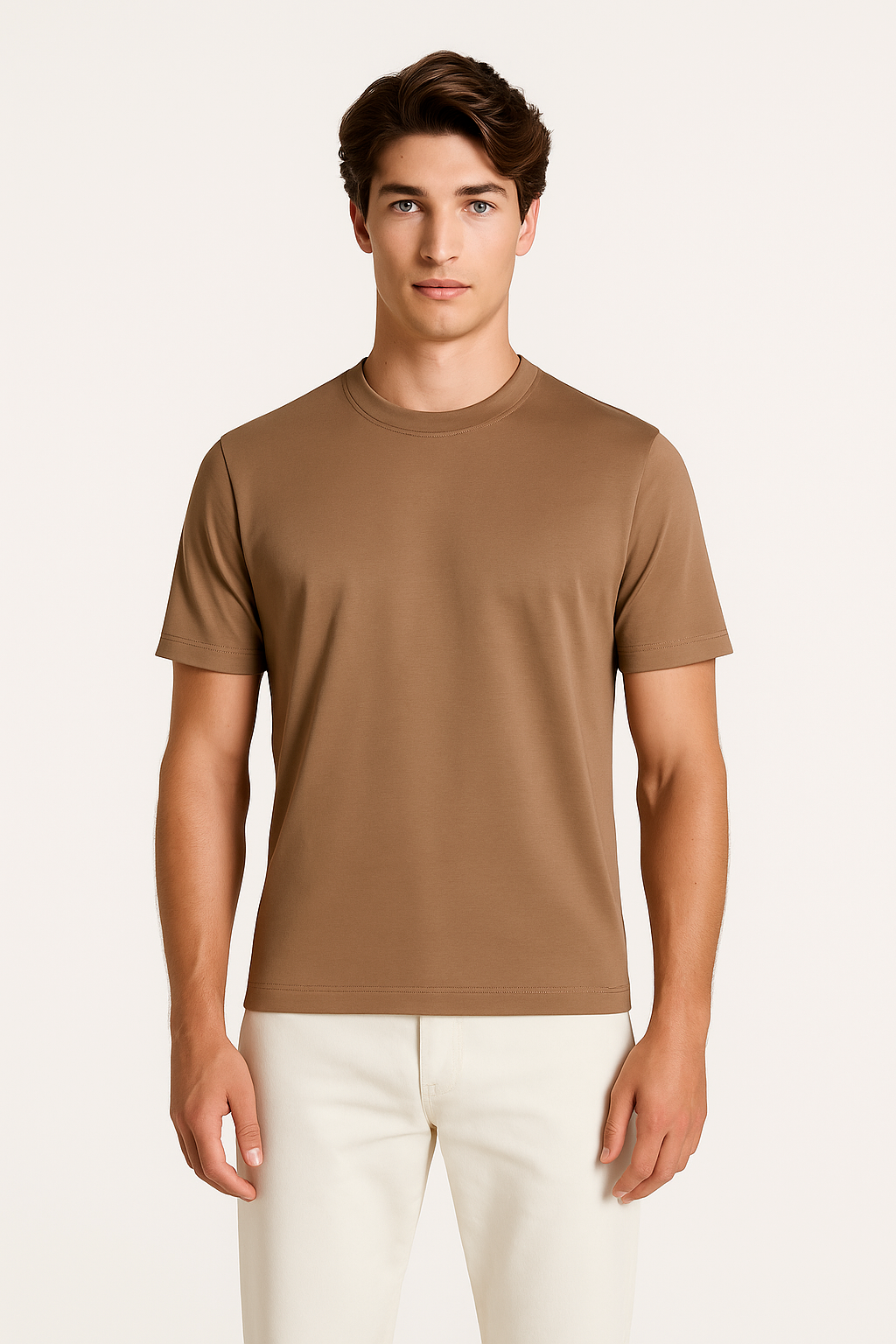 Taupe Heritage Tee